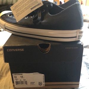 Blue Suede Shoes, Size 10, Converse